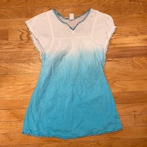 Children’s Place Blue White Ombré Swim Suit Cover